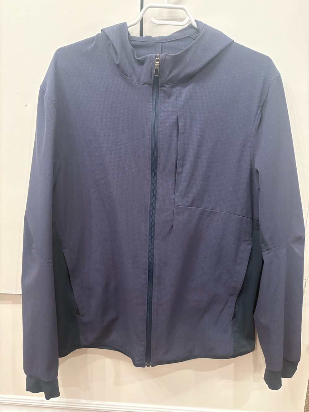 lululemon athletica Men's Hooded Zip Jacket in Navy